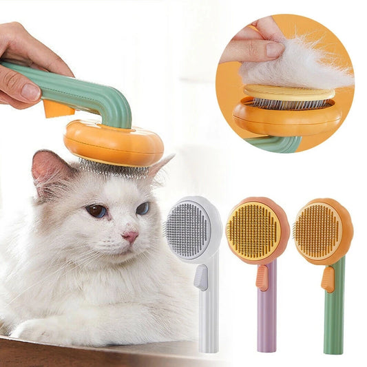 Pet Grooming Self-Cleaning BrushTM